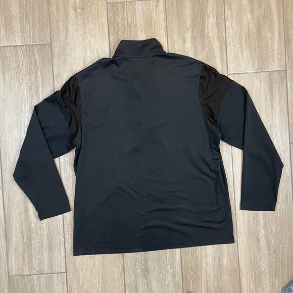 Nike OSU Cowboys Dri-Fit Quarter Zip Pullover XXL Black Orange Football Team - Picture 2 of 11